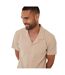 Mens Embley Solid Relaxed Fit Shirt Stone Threadbare-3