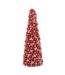 Cône de Noël Déco Baies 41cm Rouge-1