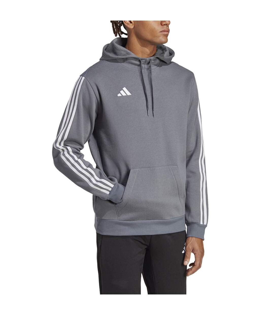 Sweat À Capuche Tiro League Homme Argenté Gris Adidas-1