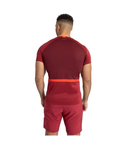 Umbro Mens 23/24 England Rugby Gym T-Shirt (Tibetan Red/Zinfandel/Flame Scarlet)