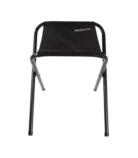 Regatta Great Outdoors Marcos Camping Stool (Black/Seal Grey) (One Size) - UTRG1804