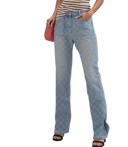 Jean femme taille haute - Régular - Look décontracté