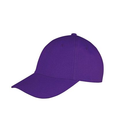 Result Headwear Unisex Adult Memphis Brushed Cotton Cap (Purple) - UTPC5745