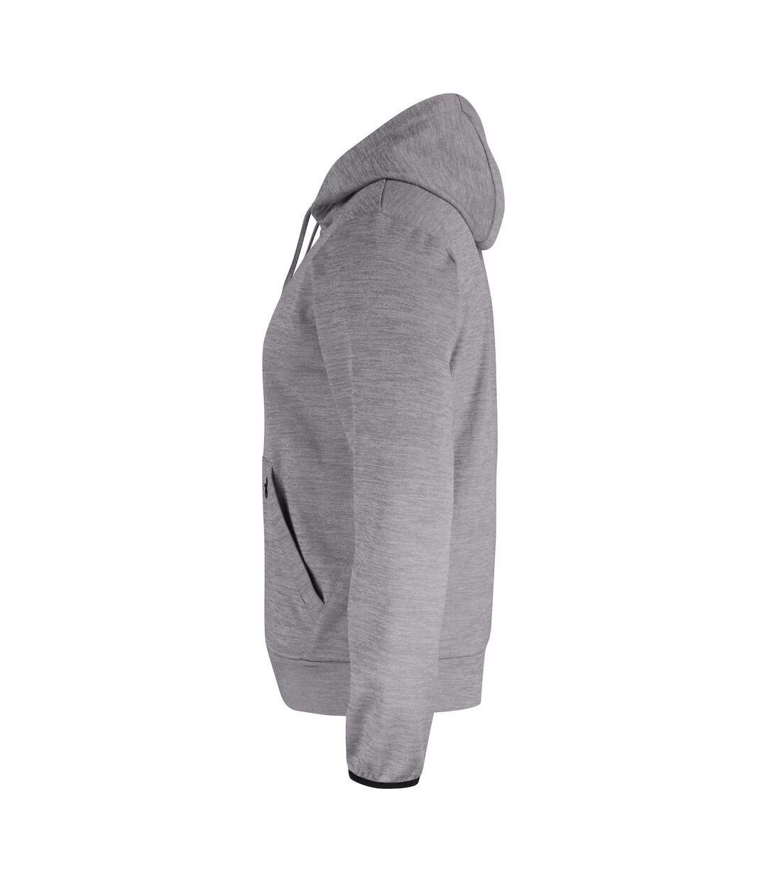 Sweat à capuche oakdale homme gris chiné Clique