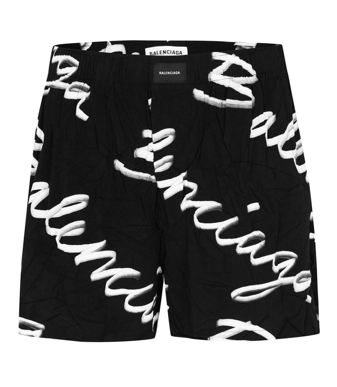 Short Motif/style Texte Femme Noir Balenciaga-2