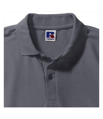 Jerzees Colours Mens 65/35 Hard Wearing Pique Short Sleeve Polo Shirt (Convoy Gray)