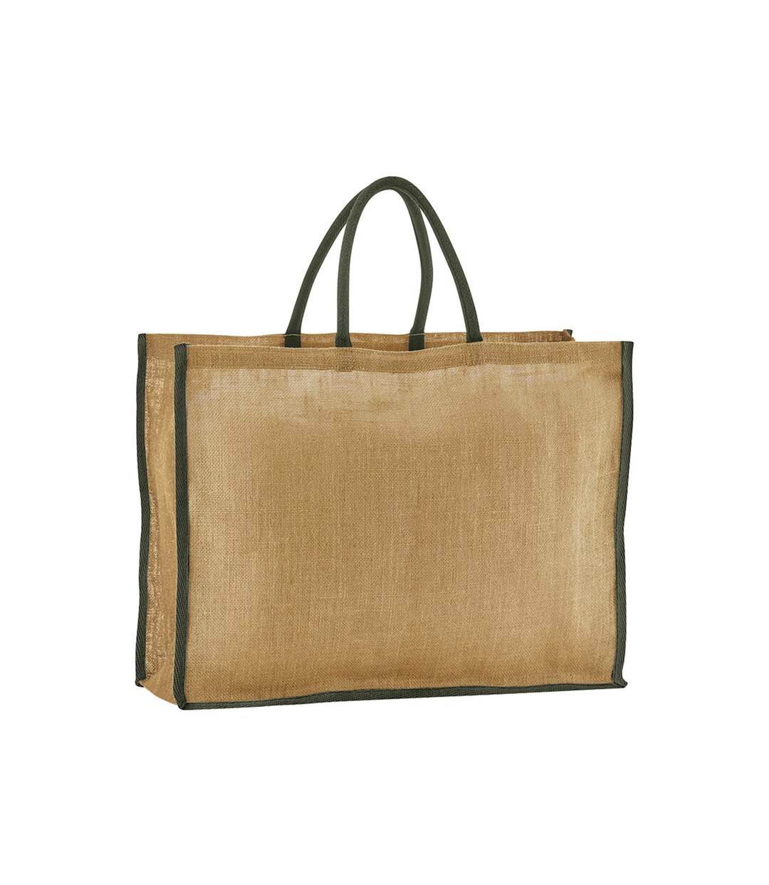 Sac de courses taille unique beige pâle / vert kaki Westford Mill-1