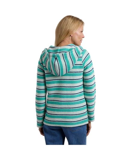 Sweat à capuche ally femme bleu pâle Weird Fish