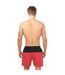 Short De Bain Motif/style Bloc Homme Noir Rouge Urban Classics-2
