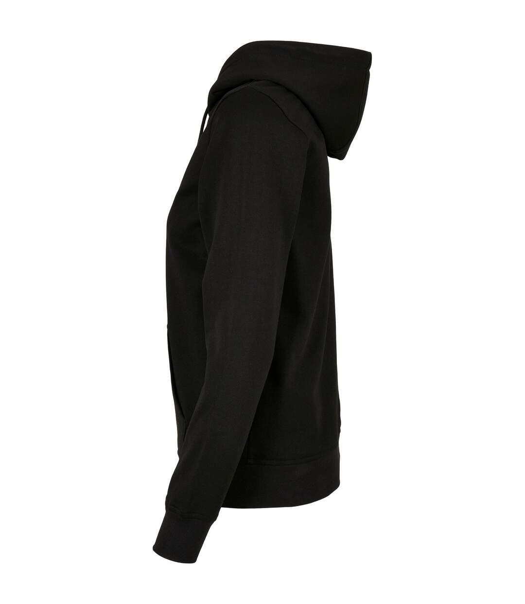 Veste À Capuche Basic Femme Noir Build Your Brand-3