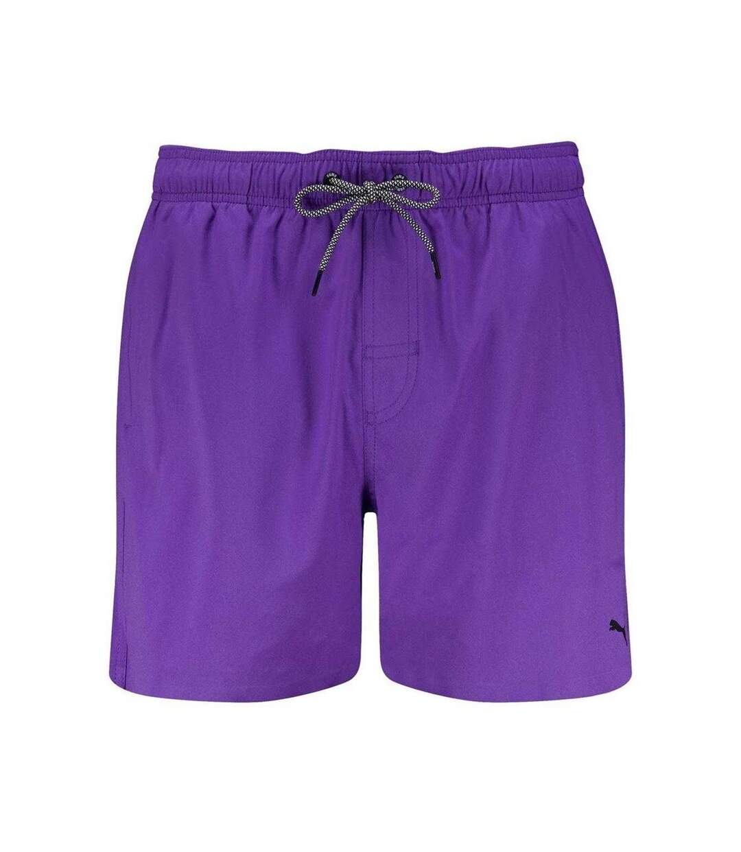 Mens Logo Swim Shorts Violet Puma-1