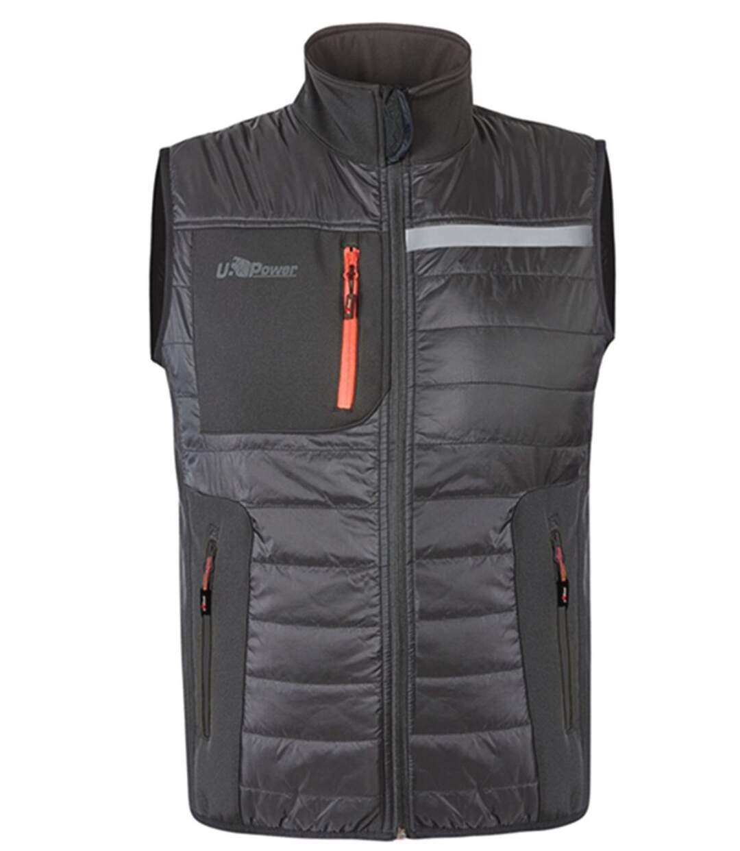 Bodywarmer de travail - Homme - UPFU278 - gris asphalte