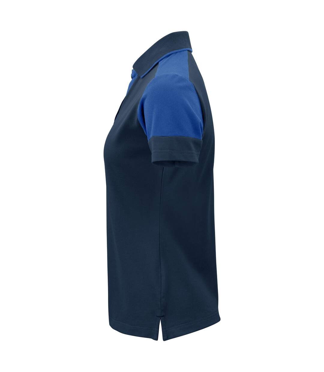 Womens/ladies Polo Shirt Navy Cobalt Printer PRIME-4