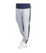 Unisex Adult Contrast Jogging Bottoms Grey SikSilk-1