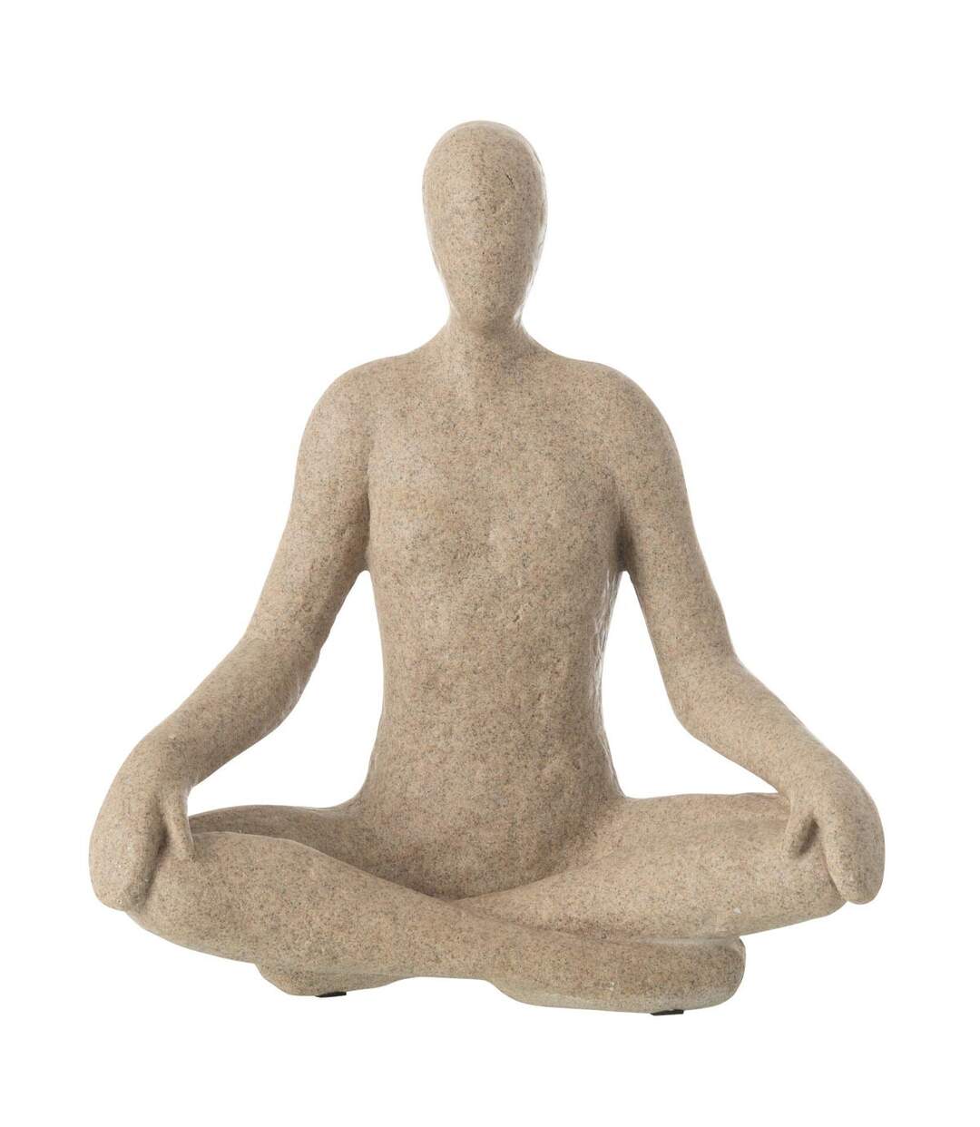Statuette Yoga en Résine Shawn 31cm Beige-1