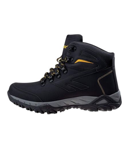 Bottines De Marche Medin Homme Noir Vert Clair Hi-Tec
