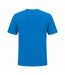 Mens Rubberised Logo Cotton T-shirt Blue Boss-2