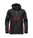 Veste Softshell Patrol Homme Noir Rouge Vif Stormtech-1