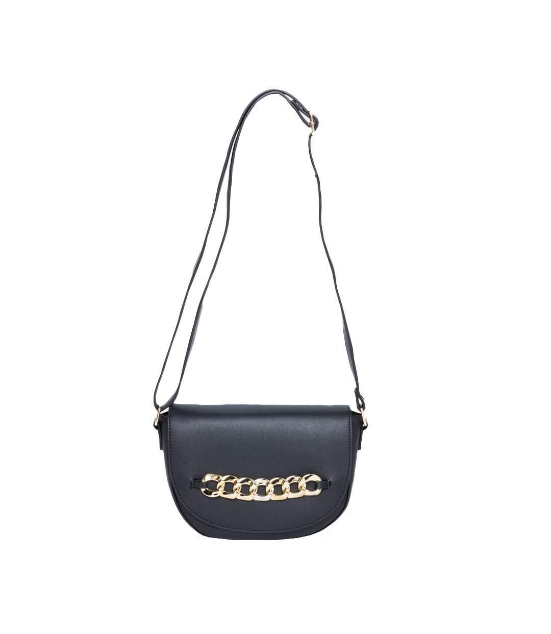 Sac bandoulière Noir Femme Manoukian Daisy - Taille unique-1