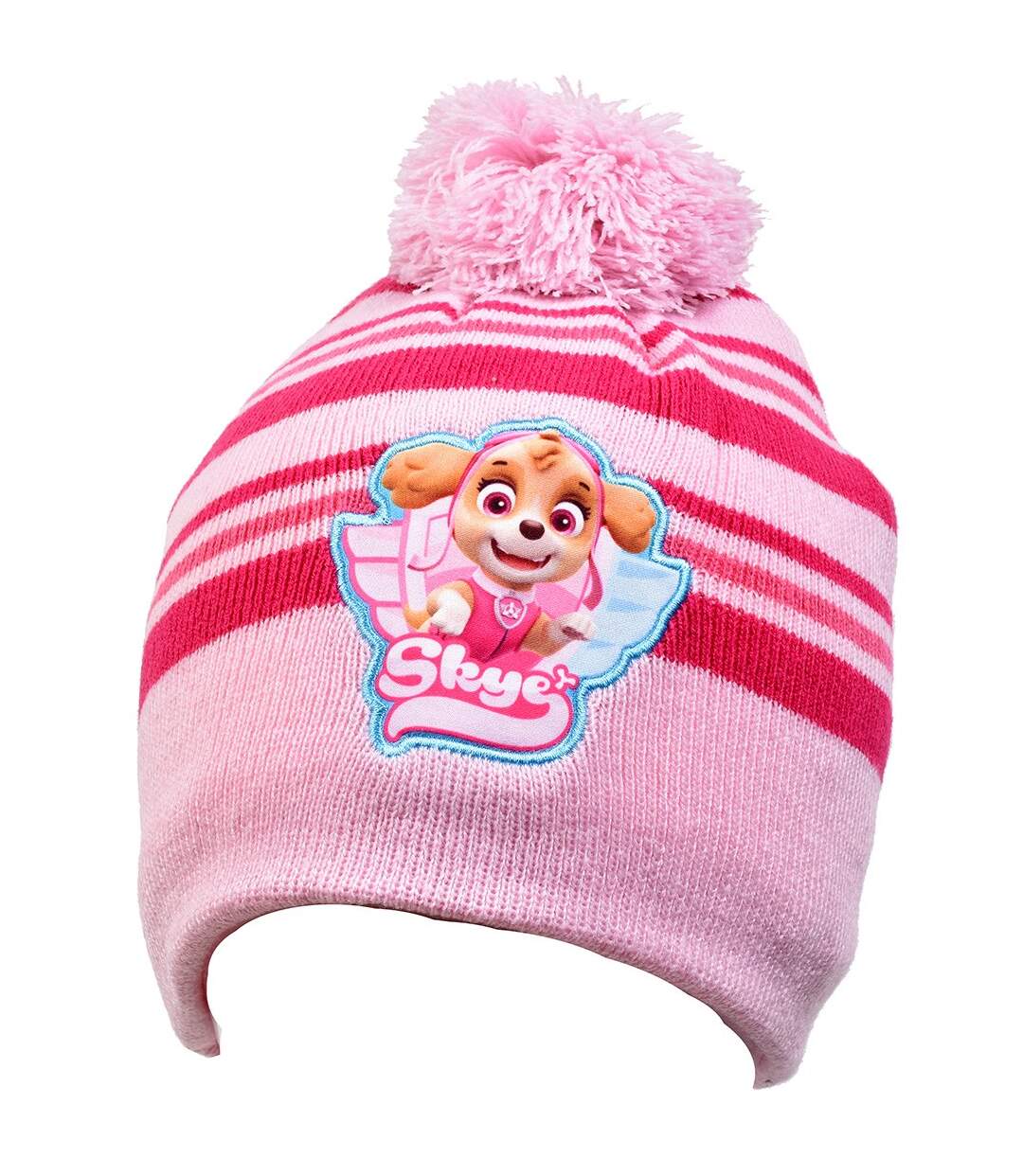 Bonnet fantaisie LICENCE Ultra doux pour Fille 771-750 PAT PATROUILLE Rose Doublé Polaire-1