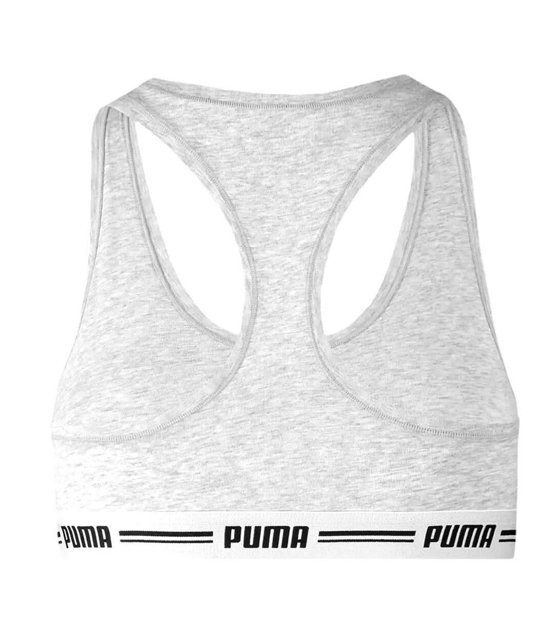 Brassière De Sport Femme Gris Puma-2