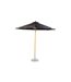 Parasol Design en Bois Naxos 300cm Noir-1