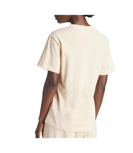 T-shirt jaune femme adidas monogram - l