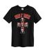 T-shirt Style Guns N Roses Christmas Hat Band Adulte Noir Amplified-1