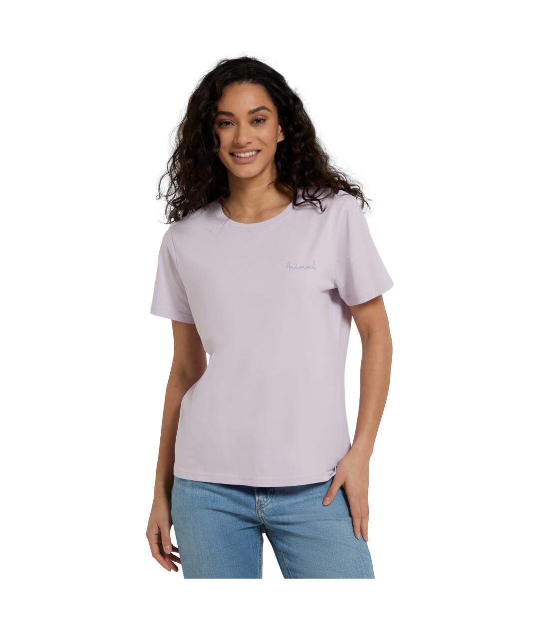 T-shirt canopy carina femme lilas Animal-3