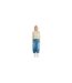 Womens/ladies Denim Midi Skirt Blue The Ragged Priest-1