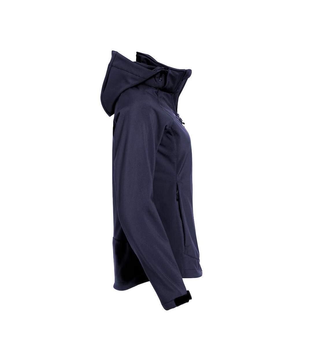 Veste Softshell Milford Femme Bleu Marine Foncé Clique-4