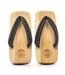 PSG tongs noires/bois homme/femme - 37-3