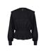 Blouse noir femme pieces nilas-1