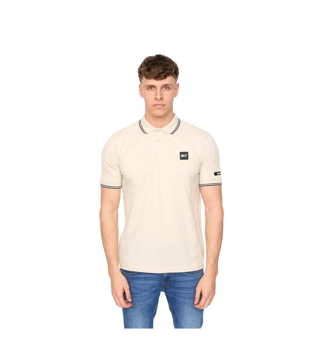 Mens Wrentham Polo Shirt Light Stone Duck And Cover-2