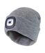 Ladies Led Beanie Hat | Knitted Rechargeable Beanie with Headlamp-1