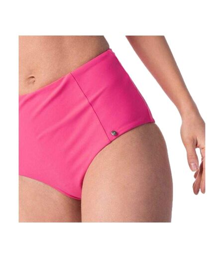 Bas De Maillot De Bain Motif/style Uni Palima Femme Rouge Aquawave