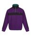 Regatta Mens Vintage Fleece Top (Juniper Purple/Black)