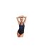 Womens/ladies Hyperboom Placement One Piece Swimsuit Black Blue Speedo-1