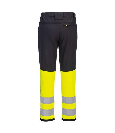 Unisex Adult Wx2 Eco Friendly Hi-vis Work Trousers Yellow Black Portwest