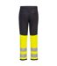 Unisex Adult Wx2 Eco Friendly Hi-vis Work Trousers Yellow Black Portwest-3