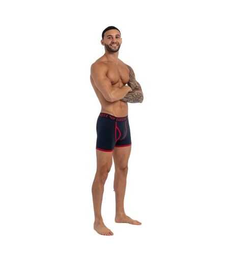 Pack of 7  Mens florid boxer shorts  red Kandor