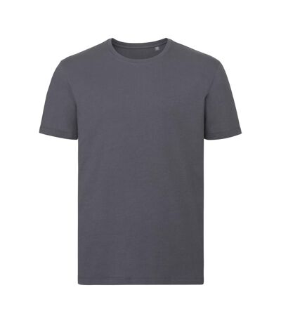 Russell Mens Authentic Pure Organic T-Shirt (Convoy Grey) - UTPC3569