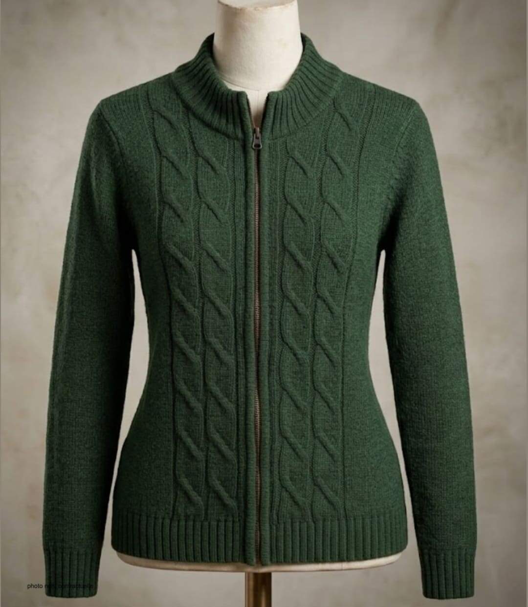 Cardigan zippé avec laine SAMY2-3