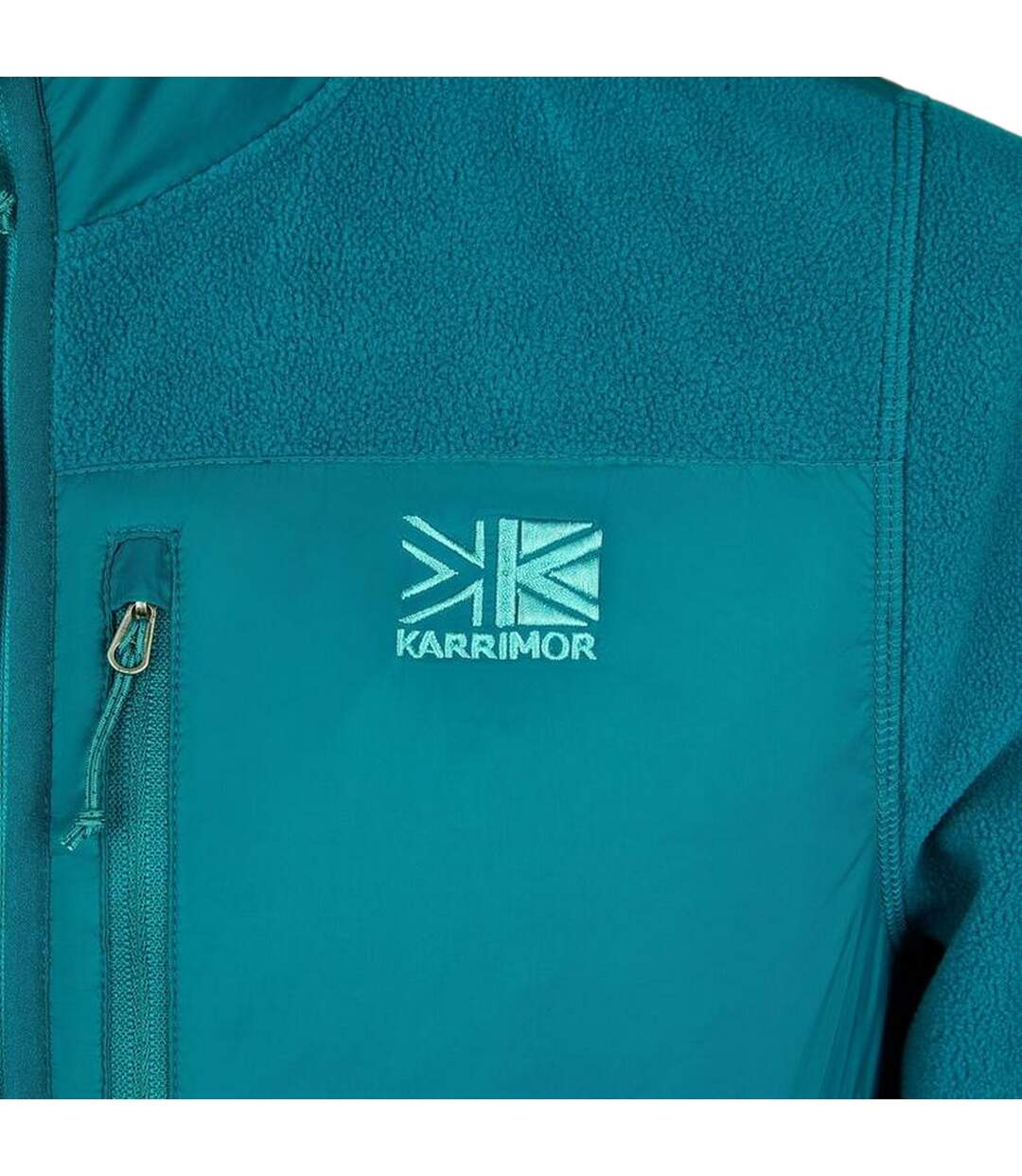 Veste Polaire Extérieur Motif/style Hélice Femme Bleu Sarcelle Karrimor-4