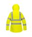 Portwest Womens/Ladies Rain Hi-Vis Breathable Jacket (Yellow) - UTPW662
