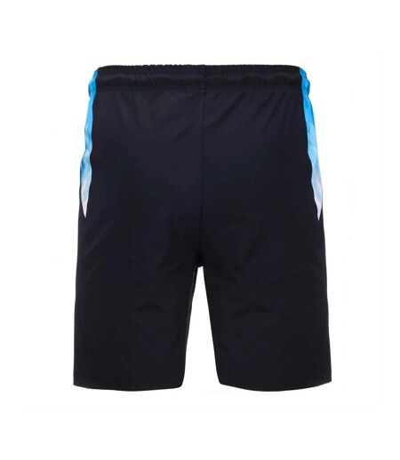 Short noir/turquoise homme kappa adrin - xxl
