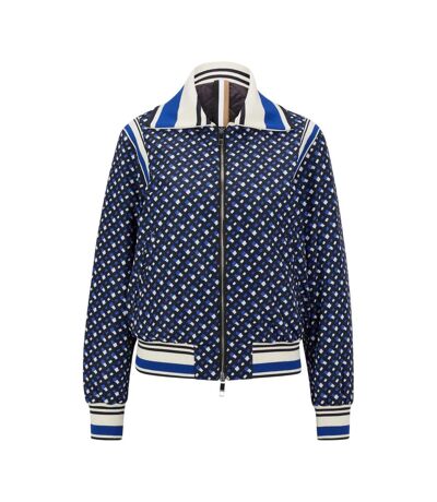 Womens/ladies Pasella Jacket Blue White Black Boss
