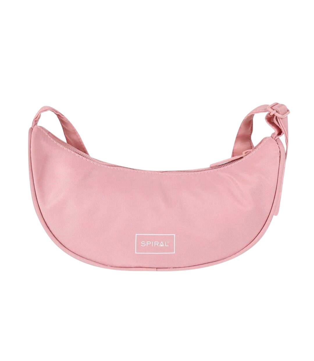 Cali Crescent Shaped Everyday Crossbody Bag One Size Pink Spiral-2