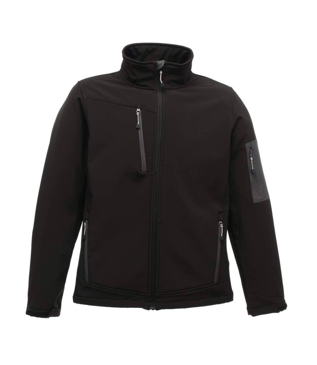 Veste Softshell Arcola Homme Noir Gris Phoque Regatta-2
