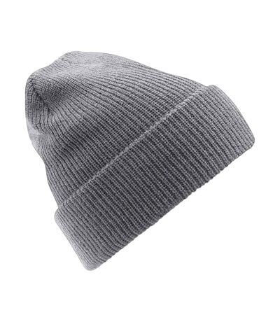 Heritage ladies/womens premium plain winter beanie graphite grey Beechfield